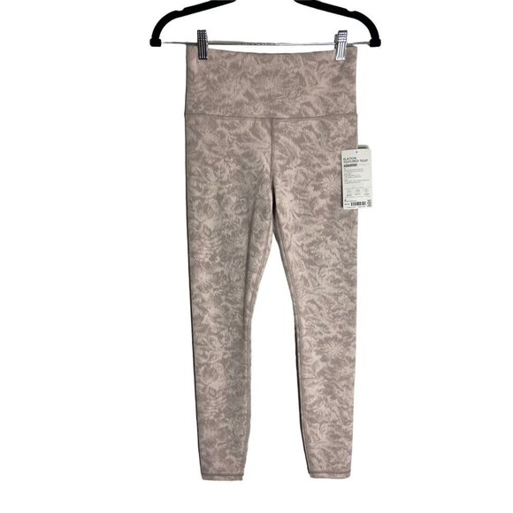 NWT Athleta Elation Textured Tight Leggings Frosted Floral Pink-sz Small - Picture 3 of 8